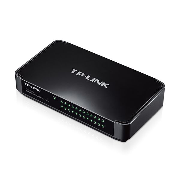 TP-Link TL-SF1024M Unmanaged Fast Ethernet (10/100) Zwart (TL-SF1024M)