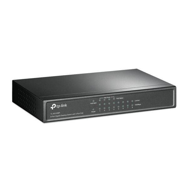 TP-Link TL-SG1008P Gigabit Ethernet (10/100/1000) Power over Ethernet (PoE) Grijs (TL-SG1008P)