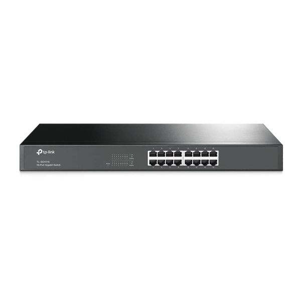 TP-Link TL-SG1016 Unmanaged Gigabit Ethernet (10/100/1000) 1U Zwart (TL-SG1016)
