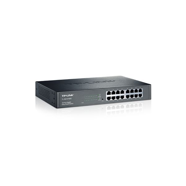 TP-Link TL-SG1016DE Managed L2 Gigabit Ethernet (10/100/1000) 1U Zwart (TL-SG1016DE)