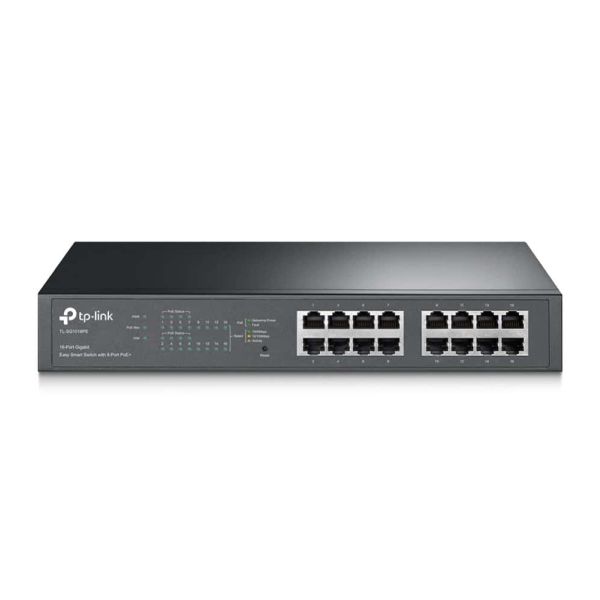 TP-Link TL-SG1016PE Managed L2 Gigabit Ethernet (10/100/1000) Power over Ethernet (PoE) 1U Zwart (TL-SG1016PE)