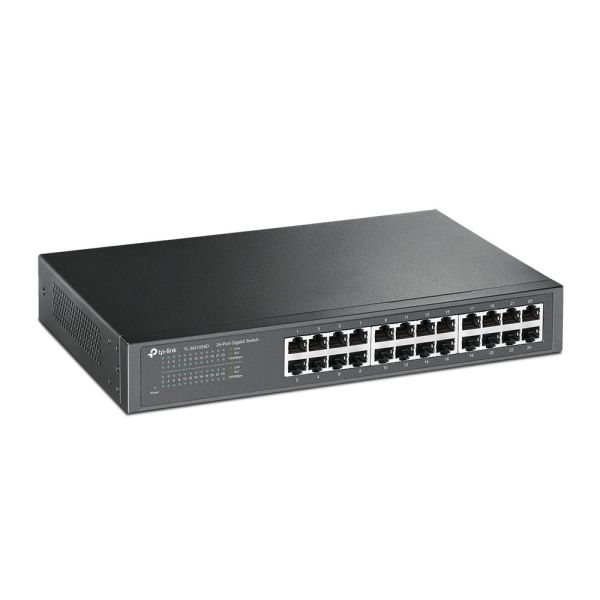 TP-Link TL-SG1024D Unmanaged Gigabit Ethernet (10/100/1000) Grijs (TL-SG1024D)