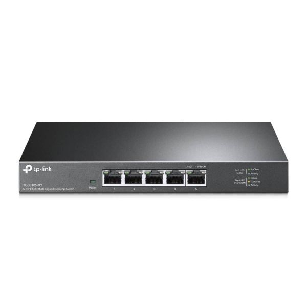 TP-Link TL-SG105-M2 netwerk-switch Unmanaged 2.5G Ethernet (100/1000/2500) Zwart (TL-SG105-M2)