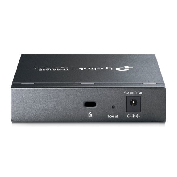 TP-Link TL-SG105E Managed L2 Gigabit Ethernet (10/100/1000) Zwart (TL-SG105E)