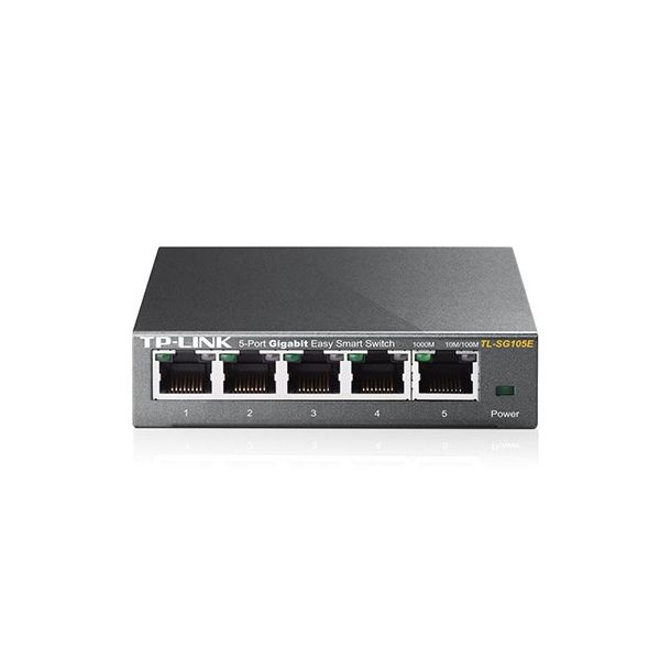 TP-Link TL-SG105E Managed L2 Gigabit Ethernet (10/100/1000) Zwart (TL-SG105E) TP-Link TL-SG105E Managed L2 Gigabit Ethernet (10/100/1000) Zwart (TL-SG105E)