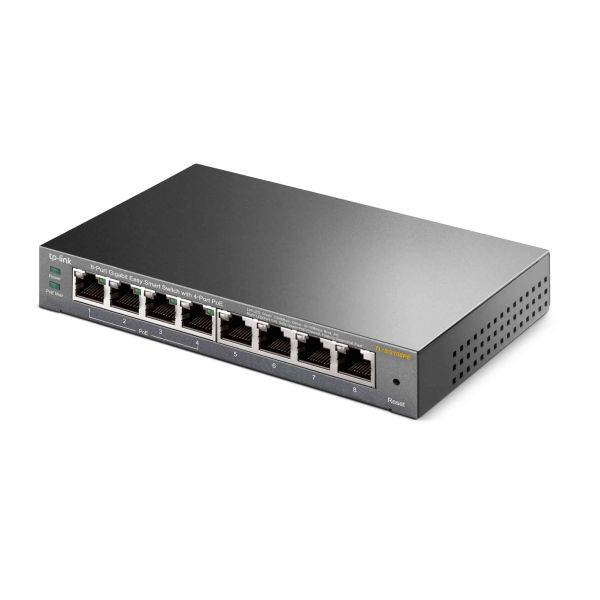 TP-Link TL-SG108PE Managed L2 Gigabit Ethernet (10/100/1000) Power over Ethernet (PoE) Zwart (TL-SG108PE)