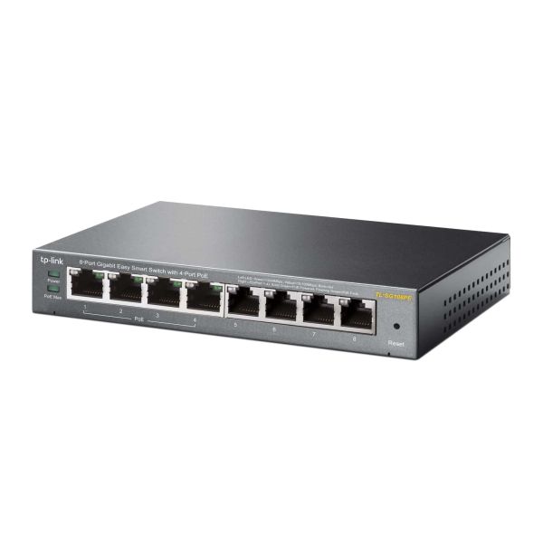 TP-Link TL-SG108PE Managed L2 Gigabit Ethernet (10/100/1000) Power over Ethernet (PoE) Zwart (TL-SG108PE) TP-Link TL-SG108PE Managed L2 Gigabit Ethernet (10/100/1000) Power over Ethernet (PoE) Zwart (TL-SG108PE)