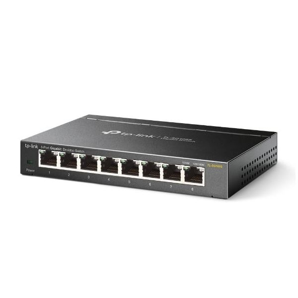 TP-Link Omada TL-SG108S netwerk-switch Unmanaged Gigabit Ethernet (10/100/1000) Zwart (TL-SG108S)