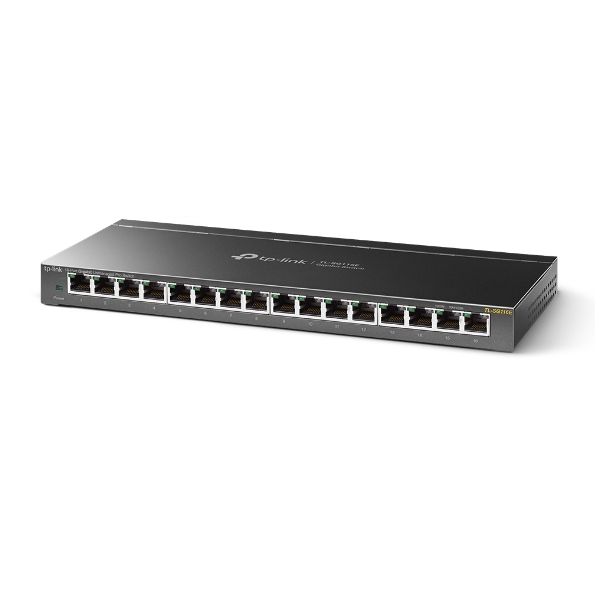 TP-Link TL-SG116E Unmanaged L2 Gigabit Ethernet (10/100/1000) Zwart (TL-SG116E)
