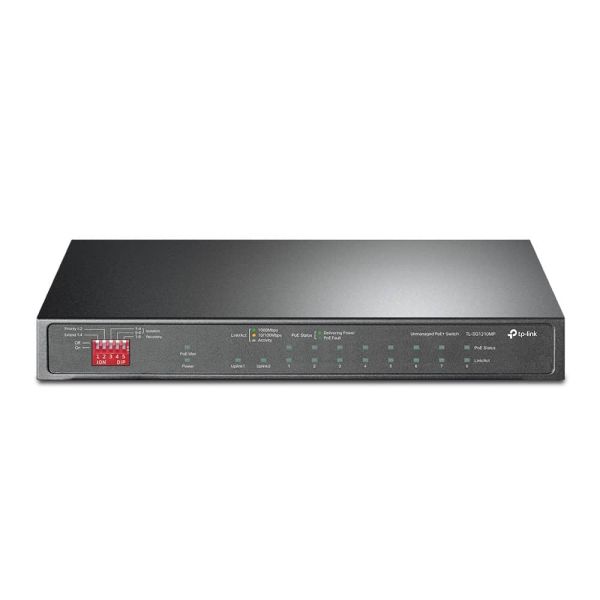 TP-Link TL-SG1210MP netwerk-switch Unmanaged Gigabit Ethernet (10/100/1000) Power over Ethernet (PoE) Zwart (TL-SG1210MP)