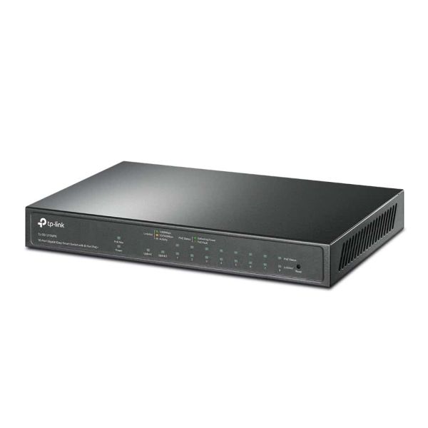 TP-Link TL-SG1210MPE netwerk-switch Managed L2 Gigabit Ethernet (10/100/1000) Power over Ethernet (PoE) Zwart (TL-SG1210MPE)