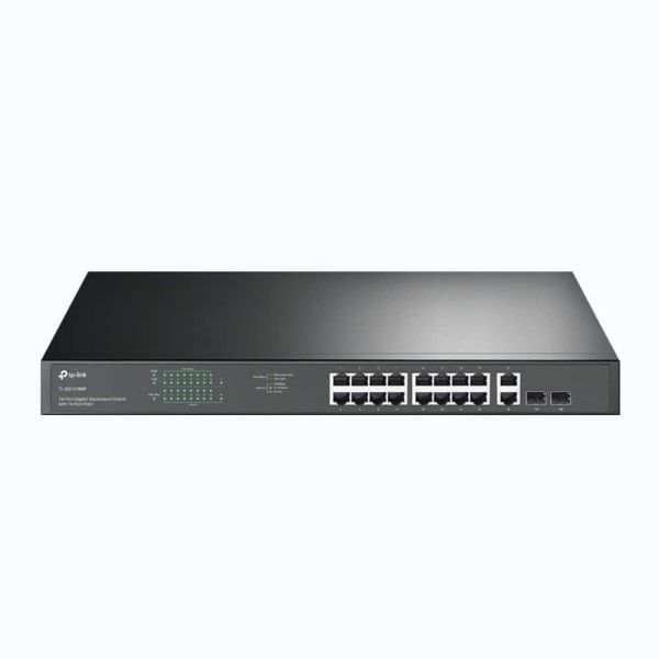 TP-Link TL-SG1218MP netwerk-switch Unmanaged Gigabit Ethernet (10/100/1000) Power over Ethernet (PoE) 1U Zwart (TL-SG1218MP) TP-Link TL-SG1218MP netwerk-switch Unmanaged Gigabit Ethernet (10/100/1000) Power over Ethernet (PoE) 1U Zwart (TL-SG1218MP)