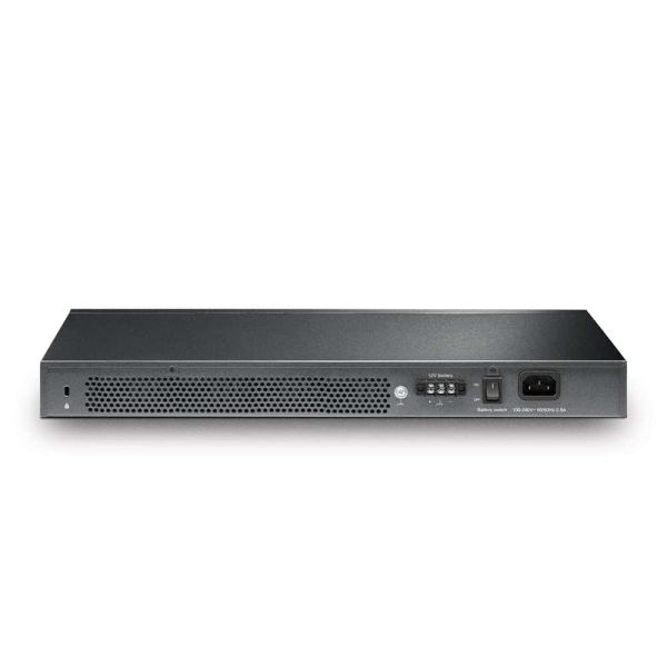 TP-Link JetStream TL-SG3428X-UPS netwerk-switch Managed L2+/L3 Gigabit Ethernet (10/100/1000) 1U Zwart (TL-SG3428X-UPS)