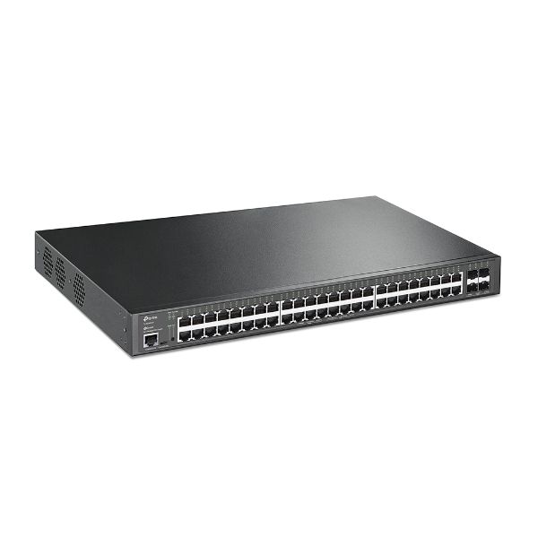 TP-Link TL-SG3452XP netwerk-switch Managed L2+ Gigabit Ethernet (10/100/1000) Power over Ethernet (PoE) 1U Zwart (TL-SG3452XP)