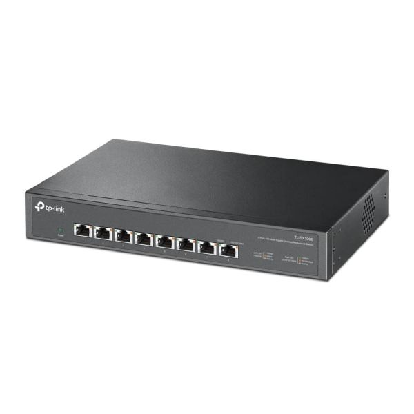 TP-Link TL-SX1008 netwerk-switch Unmanaged 10G Ethernet (100/1000/10000) 1U Zwart (TL-SX1008)