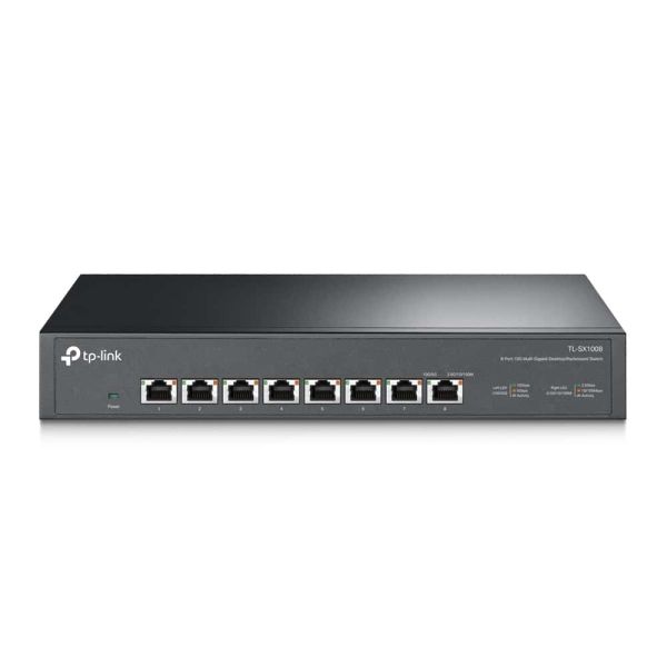 TP-Link TL-SX1008 netwerk-switch Unmanaged 10G Ethernet (100/1000/10000) 1U Zwart (TL-SX1008)
