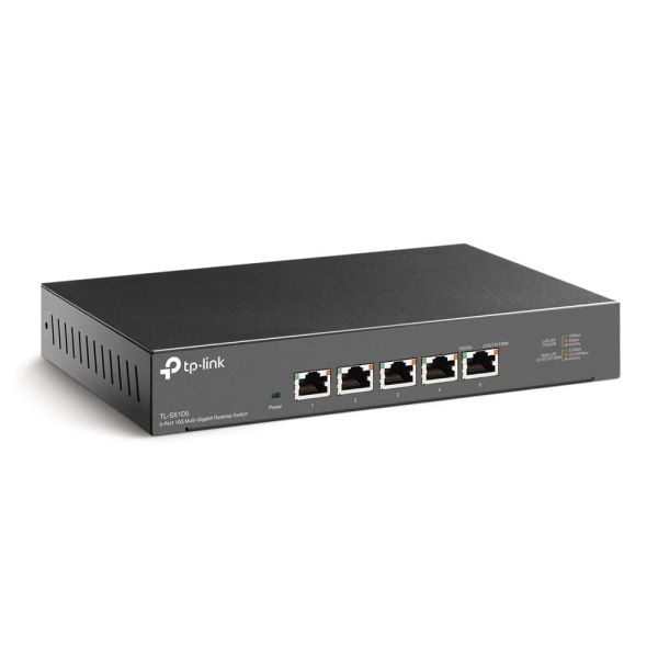 TP-Link TL-SX105 netwerk-switch Unmanaged 10G Ethernet (100/1000/10000) Zwart (TL-SX105)