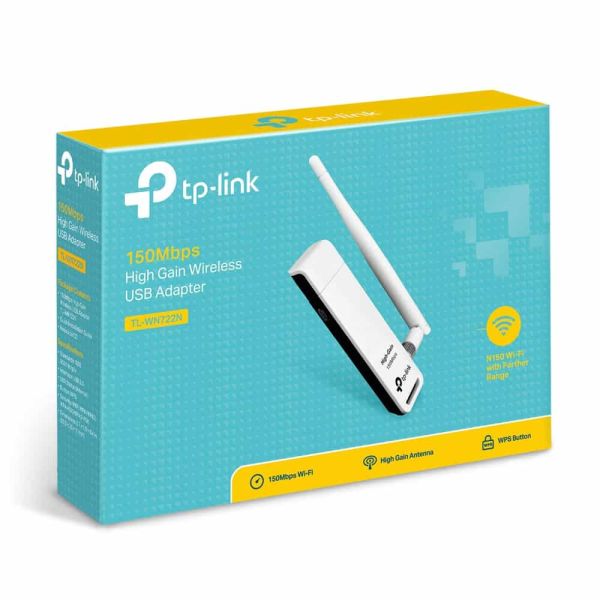 TP-Link TL-WN722N netwerkkaart WLAN 150 Mbit/s (TL-WN722N) TP-Link TL-WN722N netwerkkaart WLAN 150 Mbit/s (TL-WN722N)