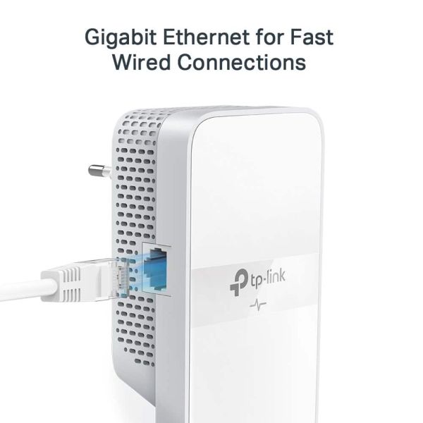 TP-Link TL-WPA7617 KIT PowerLine-netwerkadapter 1000 Mbit/s Ethernet LAN Wifi Wit (TL-WPA7617 KIT)