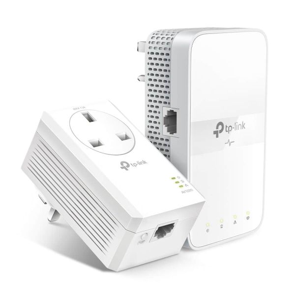 TP-Link TL-WPA7617 KIT PowerLine-netwerkadapter 1000 Mbit/s Ethernet LAN Wifi Wit (TL-WPA7617 KIT)