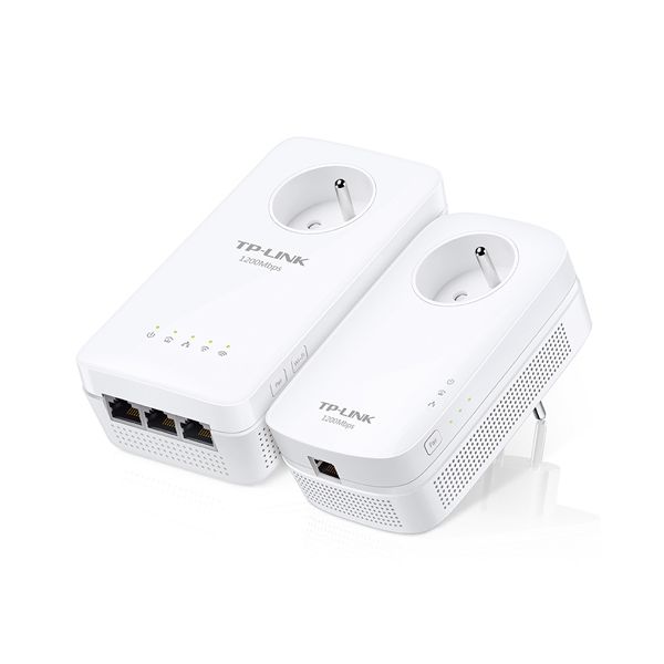 TP-Link AV1300 1300 Mbit/s Ethernet LAN Wifi Wit 2 stuk(s) (TL-WPA8631P KIT) TP-Link AV1300 1300 Mbit/s Ethernet LAN Wifi Wit 2 stuk(s) (TL-WPA8631P KIT)