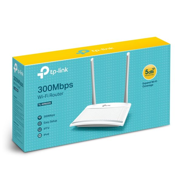 TP-Link TL-WR820N draadloze router Fast Ethernet Single-band (2.4 GHz) Wit (TL-WR820N)