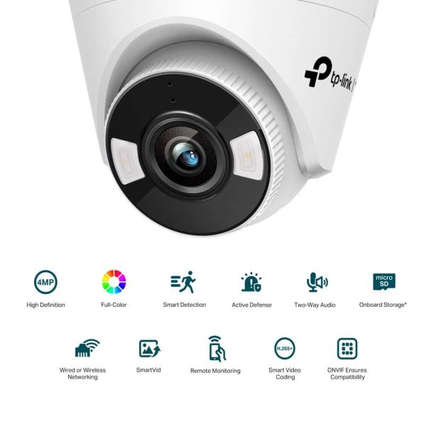 TP-Link VIGI C440 Torentje IP-beveiligingscamera Binnen & buiten 2560 x 1440 Pixels Plafond (VIGI C440(4MM))