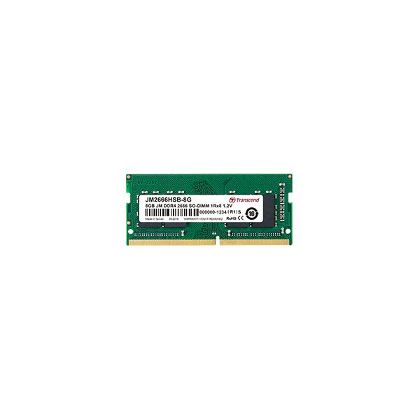 Transcend JM2666HSH-4G geheugenmodule 4 GB 1 x 4 GB DDR4 2666 MHz (JM2666HSH-4G)