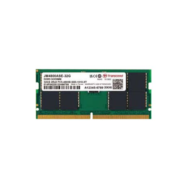 Transcend JetMemory JM4800ASE-32G geheugenmodule 32 GB 1 x 32 GB DDR5 4800 MHz (JM4800ASE-32G)