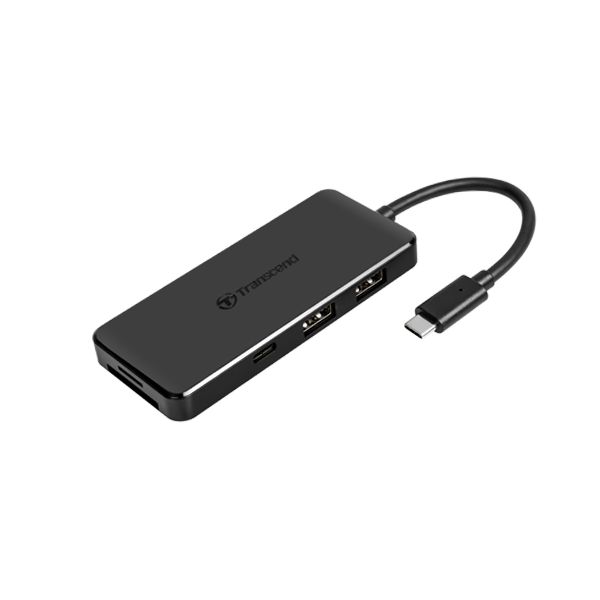Transcend HUB5C USB 3.2 Gen 2 (3.1 Gen 2) Type-C Zwart (TS-HUB5C)