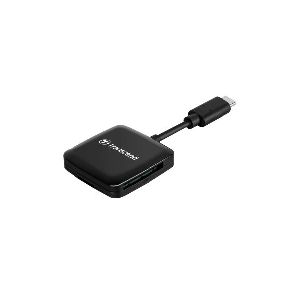 Transcend RDC3 geheugenkaartlezer USB 3.2 Gen 1 (3.1 Gen 1) Type-C Zwart (TS-RDC3)