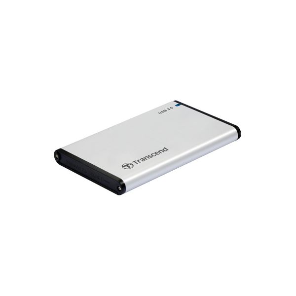 Transcend StoreJet 25S3 HDD-/SSD-behuizing Zilver 2.5" Stroomvoorziening via USB (TS0GSJ25S3)