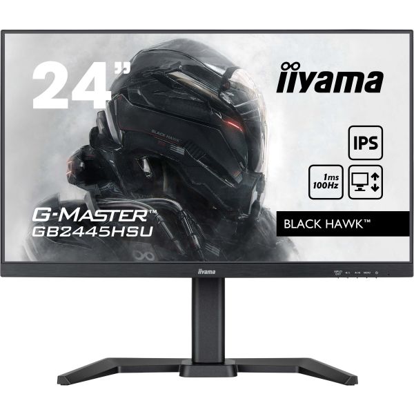 iiyama G-MASTER GB2445HSU-B1 computer monitor 61 cm (24") 1920 x 1080 Pixels Full HD LED Zwart (GB2445HSU-B1)