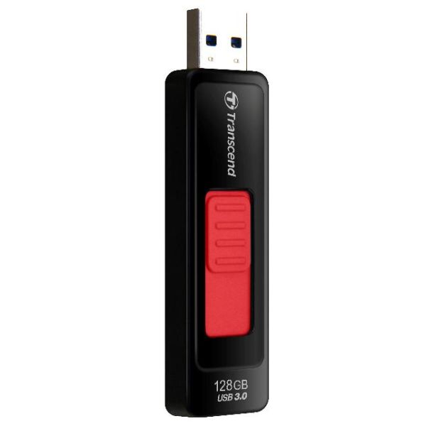 Transcend JetFlash elite JetFlash 760, 128GB USB flash drive USB Type-A 3.2 Gen 1 (3.1 Gen 1) Zwart, Rood (TS128GJF760)