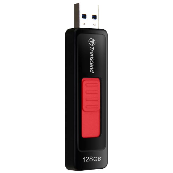 Transcend JetFlash elite JetFlash 760, 128GB USB flash drive USB Type-A 3.2 Gen 1 (3.1 Gen 1) Zwart, Rood (TS128GJF760)