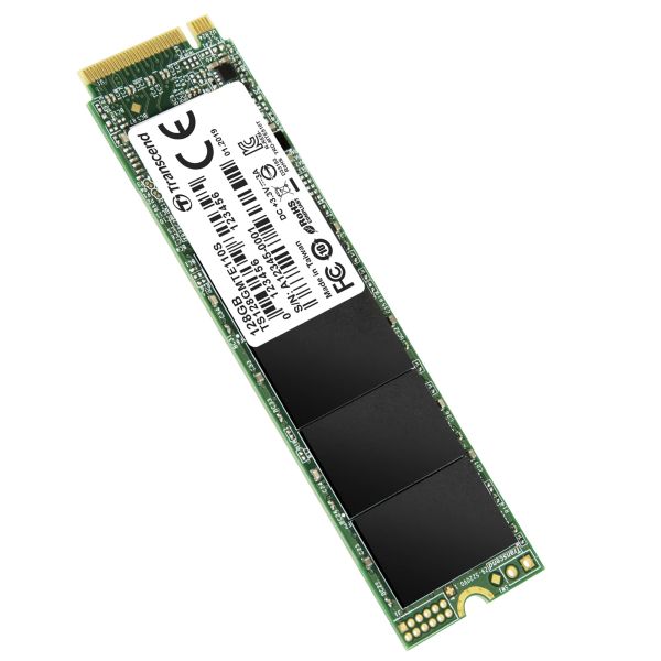 Transcend 110S M.2 128 GB PCI Express 3.0 3D NAND NVMe (TS128GMTE110S)