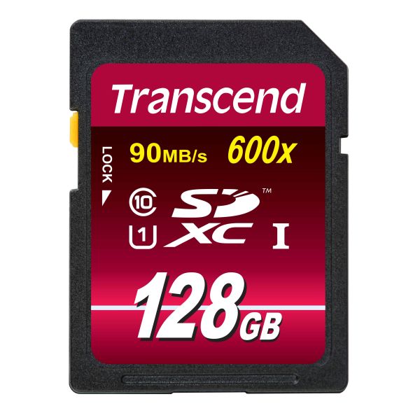Transcend TS128GSDXC10U1 flashgeheugen 128 GB SDXC MLC Klasse 10 (TS128GSDXC10U1)