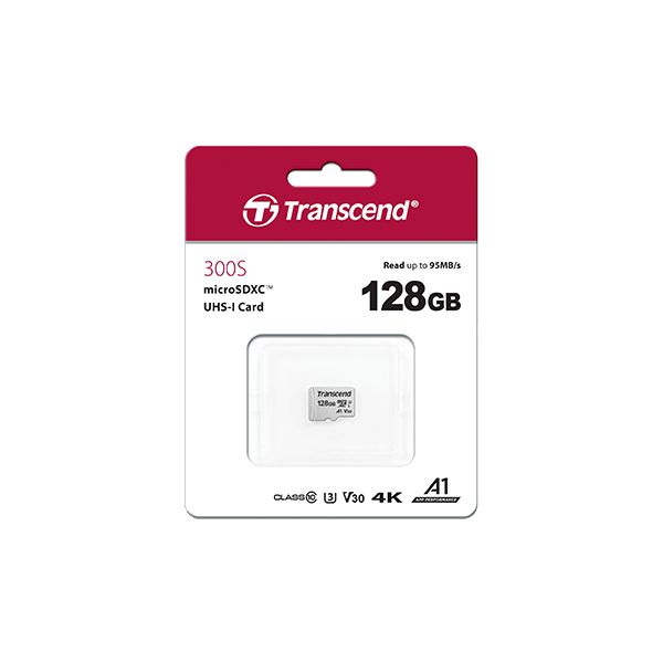 Transcend 300S 128 GB MicroSDXC NAND Klasse 10 (TS128GUSD300S)