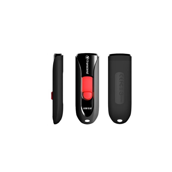 Transcend JetFlash 590 16GB USB flash drive USB Type-A 2.0 Zwart (TS16GJF590K)