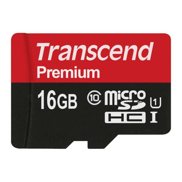Transcend 16GB microSDHC Class 10 UHS-I MLC Klasse 10 (TS16GUSDCU1)