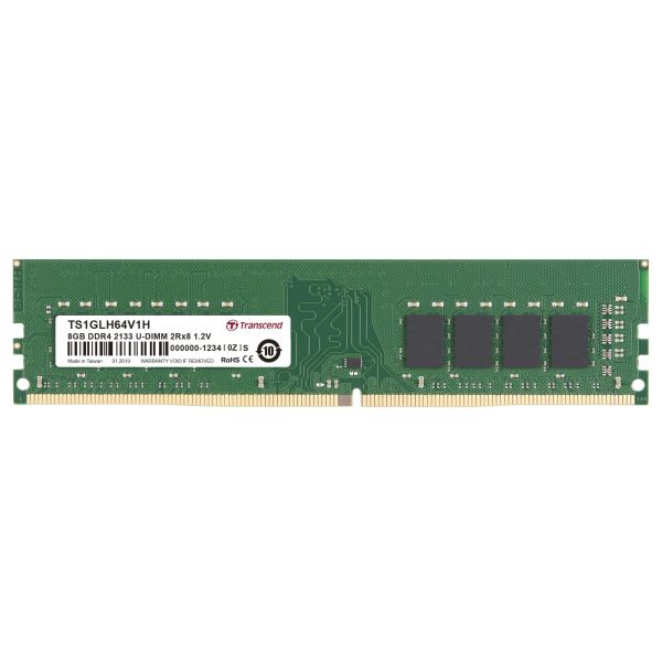 Transcend 8GB DDR4 U-DIMM geheugenmodule 2 x 8 GB 2133 MHz (TS1GLH64V1H)