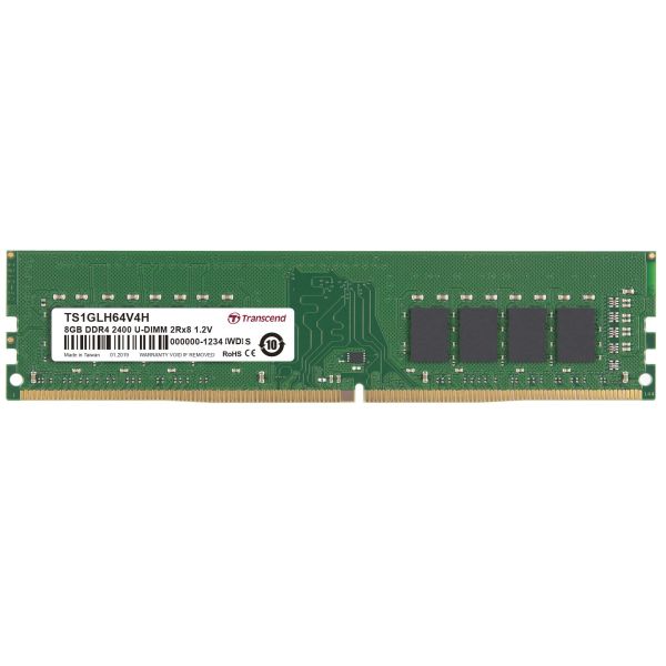 Transcend TS1GLH64V4H geheugenmodule 8 GB 2 x 8 GB DDR4 2400 MHz (TS1GLH64V4H)