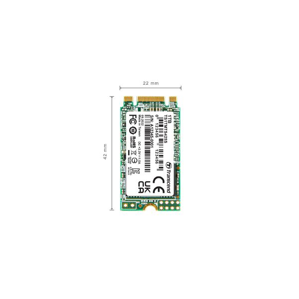 Transcend M.2 SSD 425S 1000 GB SATA III 3D NAND (TS1TMTS425S)