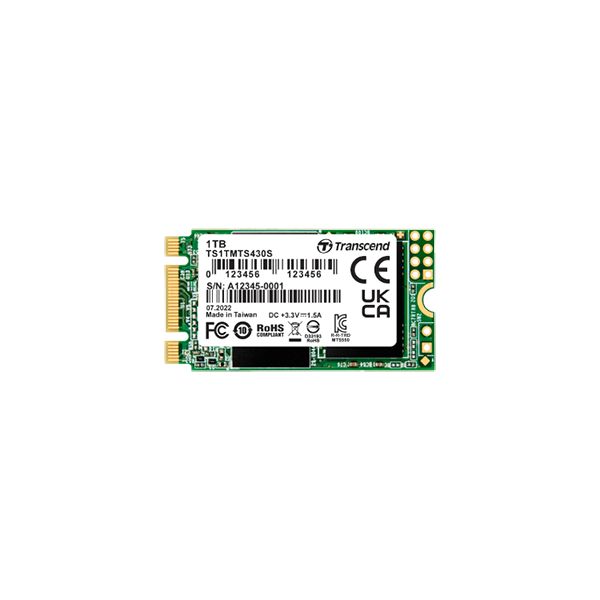 Transcend 430S M.2 1000 GB SATA III 3D NAND (TS1TMTS430S)