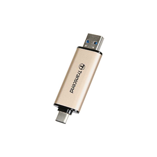 Transcend JetFlash 930C USB flash drive 256 GB USB Type-A / USB Type-C 3.2 Gen 1 (3.1 Gen 1) Goud (TS256GJF930C)