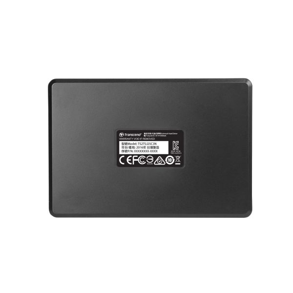 Transcend StoreJet 25C3 externe harde schijf 2000 GB Grijs (TS2TSJ25C3N)