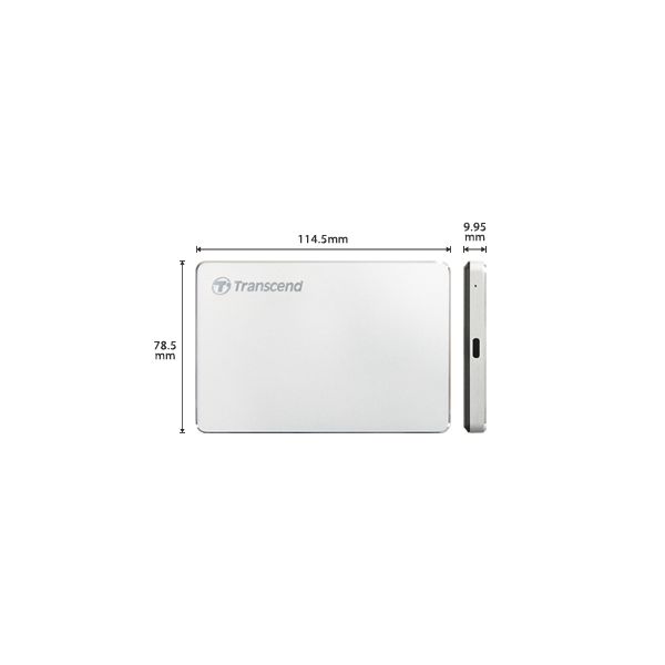 Transcend StoreJet 25C3S externe harde schijf 2000 GB Zilver (TS2TSJ25C3S)