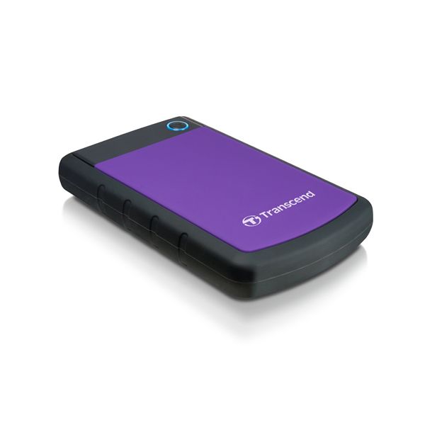 Transcend StoreJet 25H3P (USB 3.0), 2TB externe harde schijf 2000 GB Zwart, Paars (TS2TSJ25H3P)