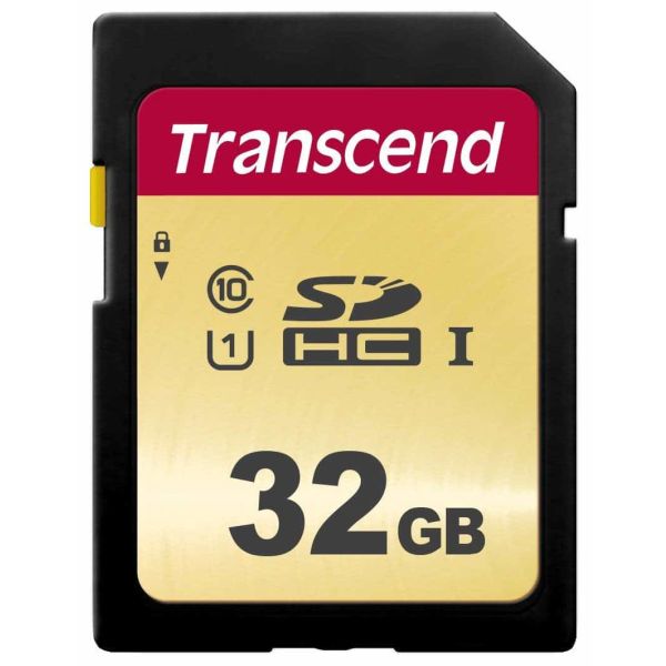 Transcend 32GB, UHS-I, SDHC Klasse 10 (TS32GSDC500S)
