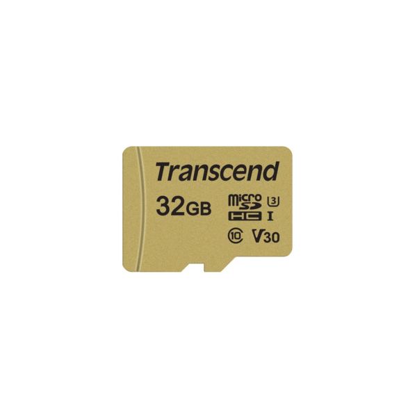 Transcend TS32GUSD500S flashgeheugen 32 GB MicroSDHC UHS-I Klasse 10 (TS32GUSD500S)